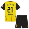 Maglia ufficiale Borussia Dortmund Malen 21 Casa 2024-25 per Bambino